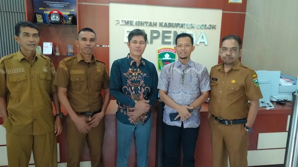 Bapenda Kab. Solok Terima Kunjungan Bapenda Kab. Kampar